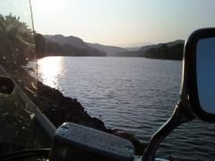 Chilhowee Lake @ Tenn & NC Border @ 07-24-09  0757am. This was a beautiful morning ride