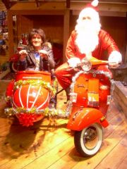 A ride with Santa Dec. 2008